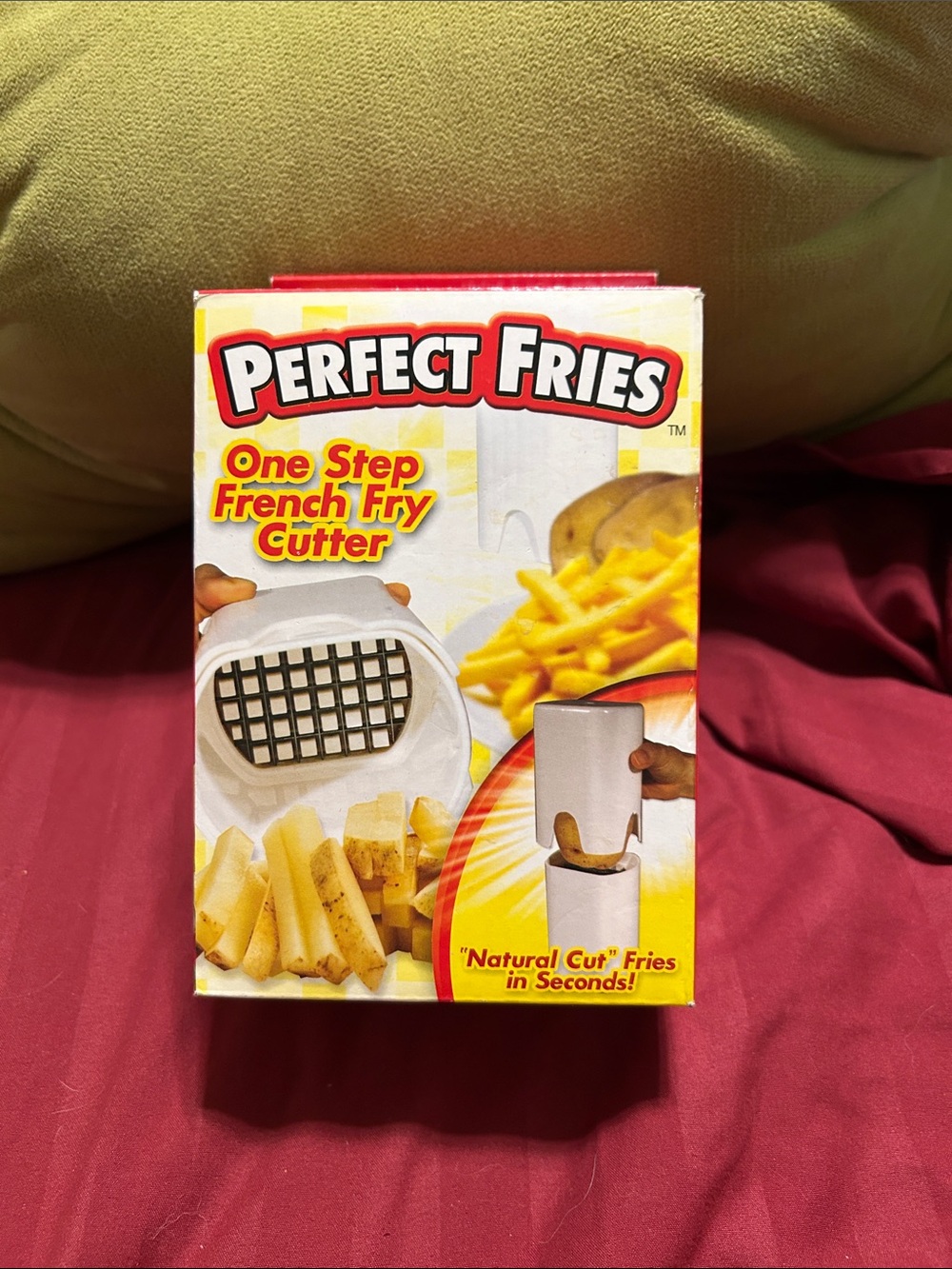 Perfect Fries One Step French Fry Cutter - White As Seen on TV